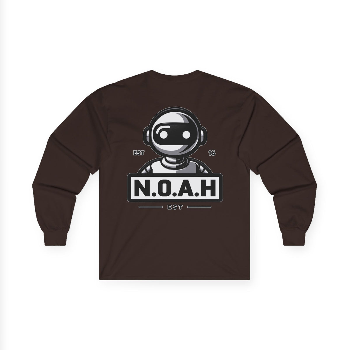 N.O.A.H™ Believer's Robot Long Sleeve Tee — #Onedayatatime Inspirational Shirt
