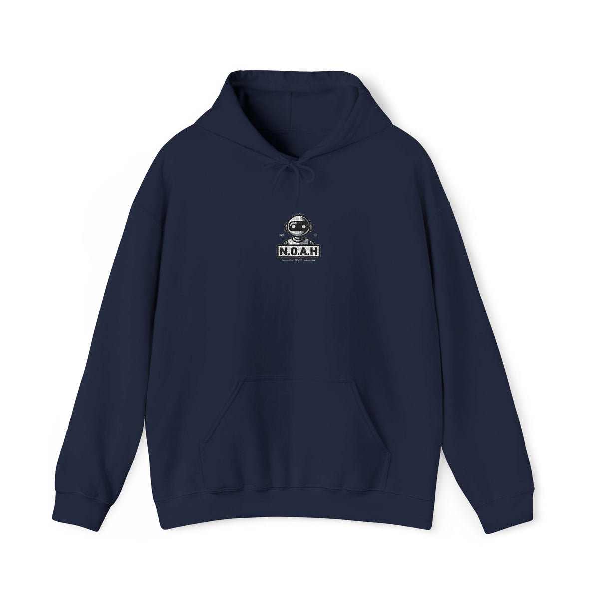N.O.A.H™ Robot Head Hoodie — 'Space Cadet' Graphic Pullover