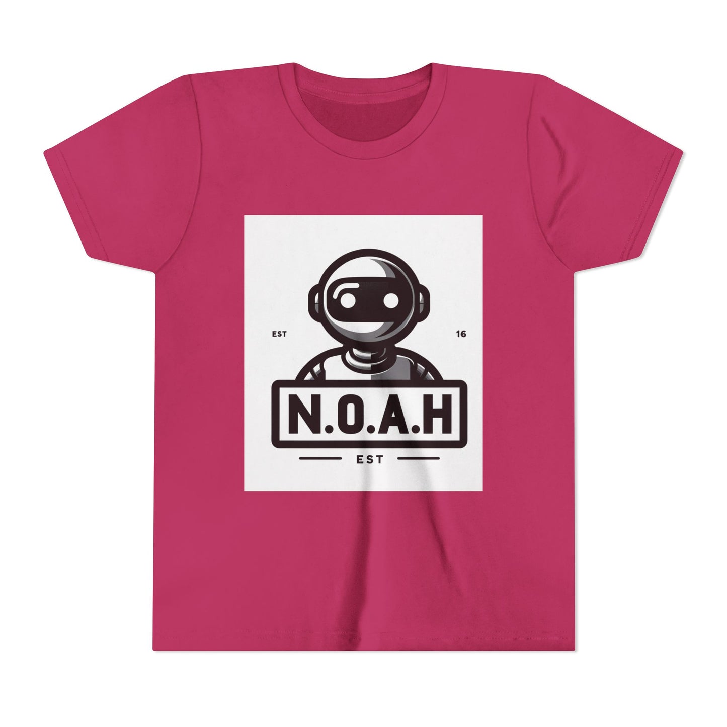 Kids Robot Head-N.O.A.H™ Graphic Youth Short Sleeve Shirt