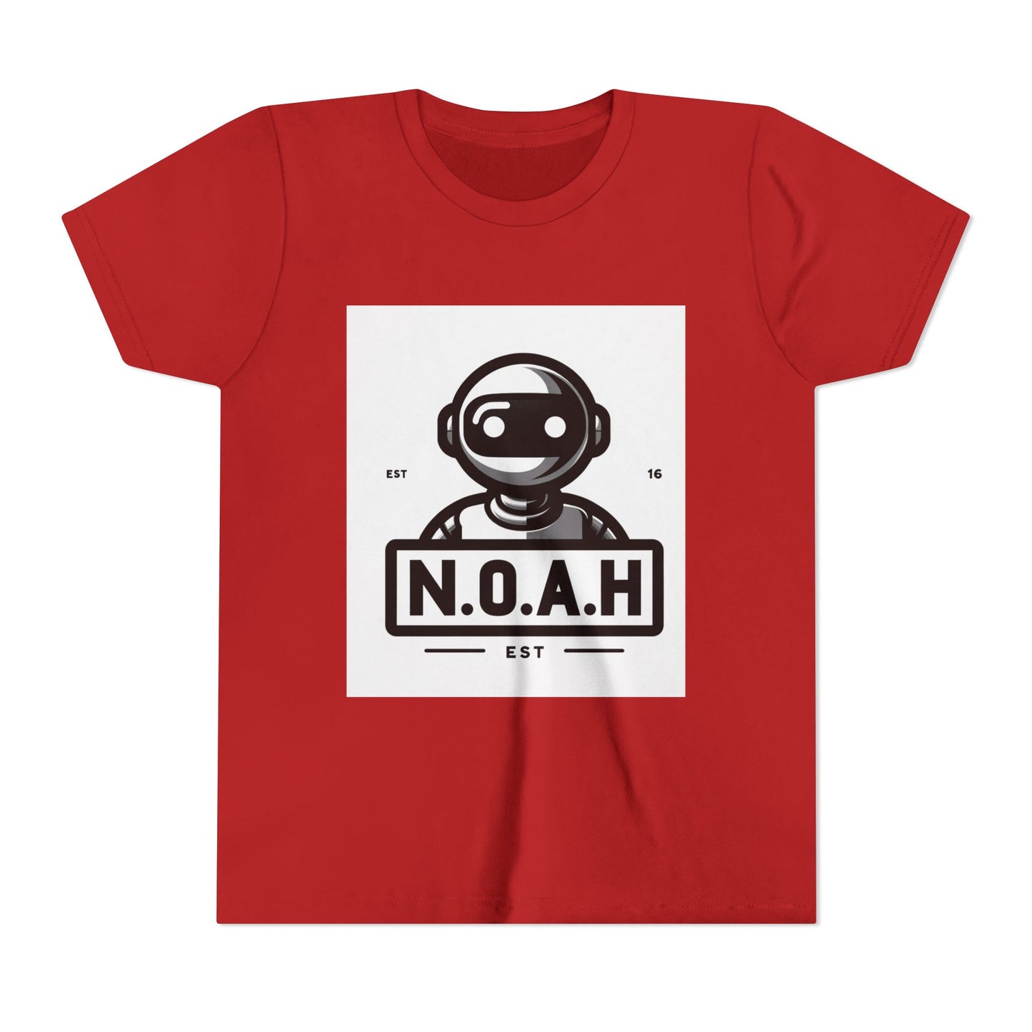 Kids Robot Head-N.O.A.H™ Graphic Youth Short Sleeve Shirt