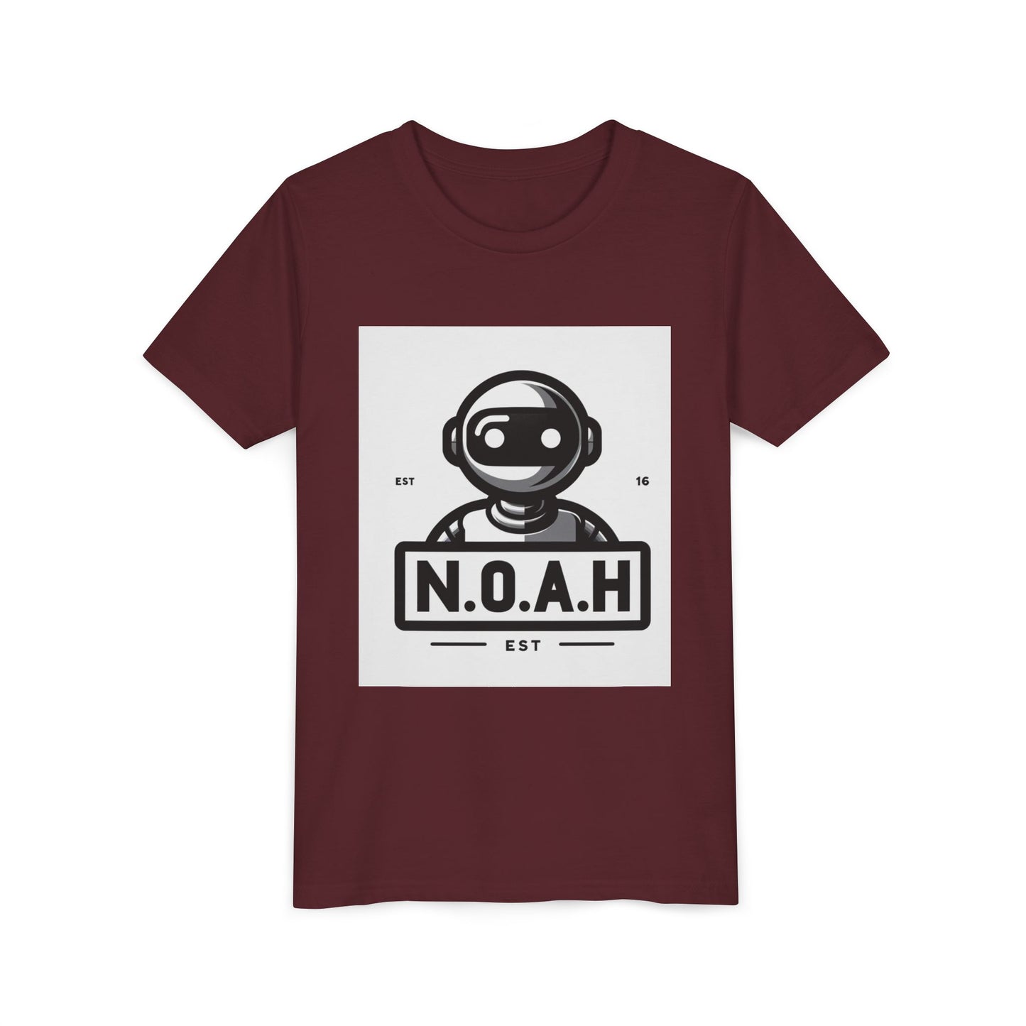 Kids Robot Head-N.O.A.H™ Graphic Youth Short Sleeve Shirt
