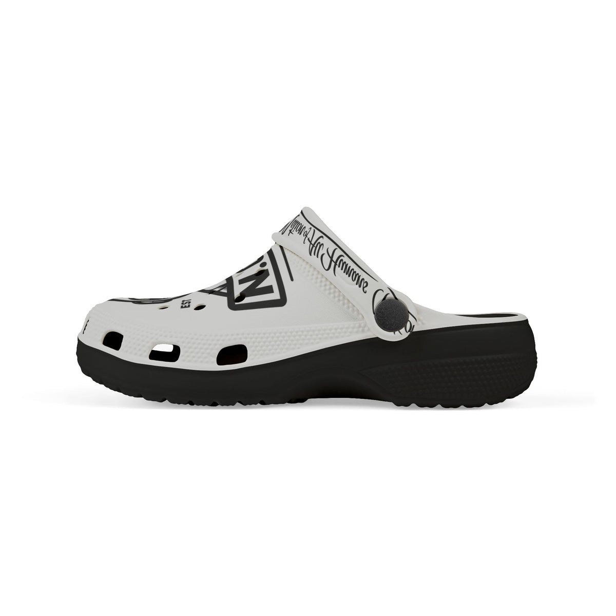 Kids Graphic Clogs —N.O.A.H™  Robot Logo EVA Foam Slip-Ons