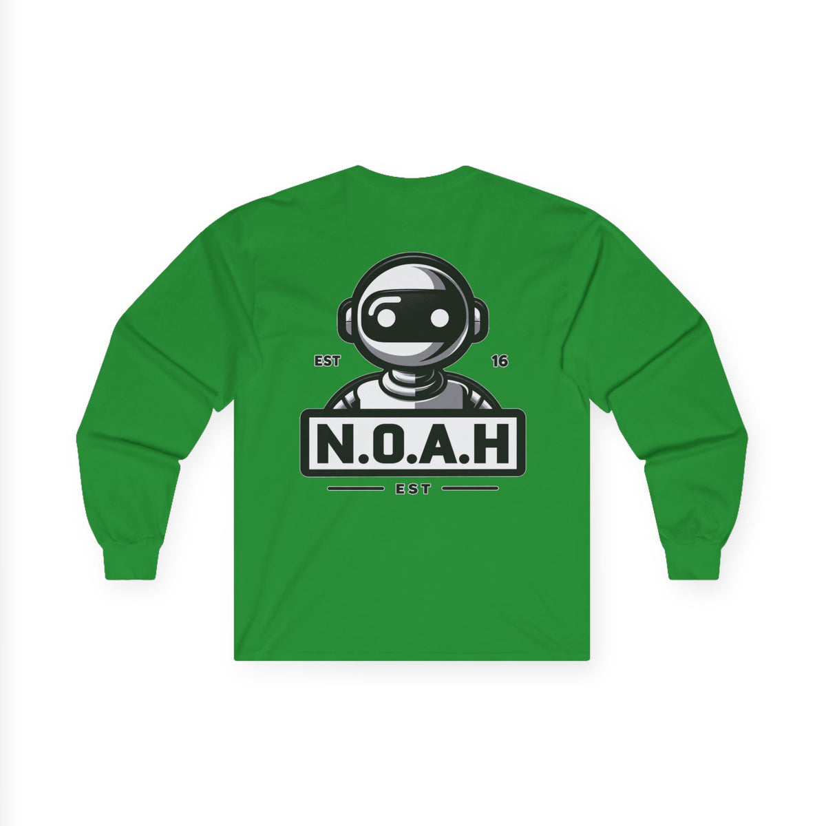 N.O.A.H™ Believer's Robot Long Sleeve Tee — #Onedayatatime Inspirational Shirt