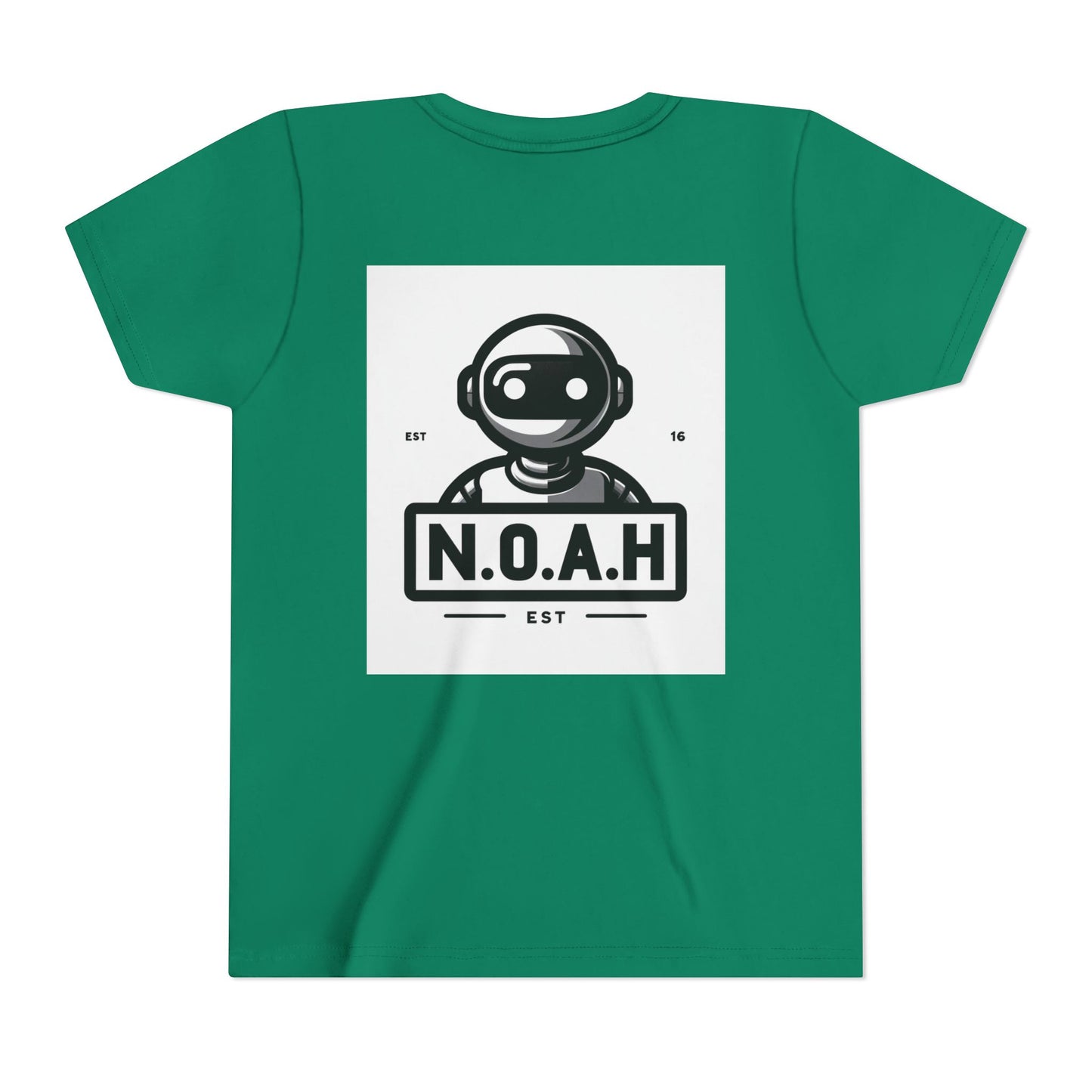 Kids Robot Head-N.O.A.H™ Graphic Youth Short Sleeve Shirt