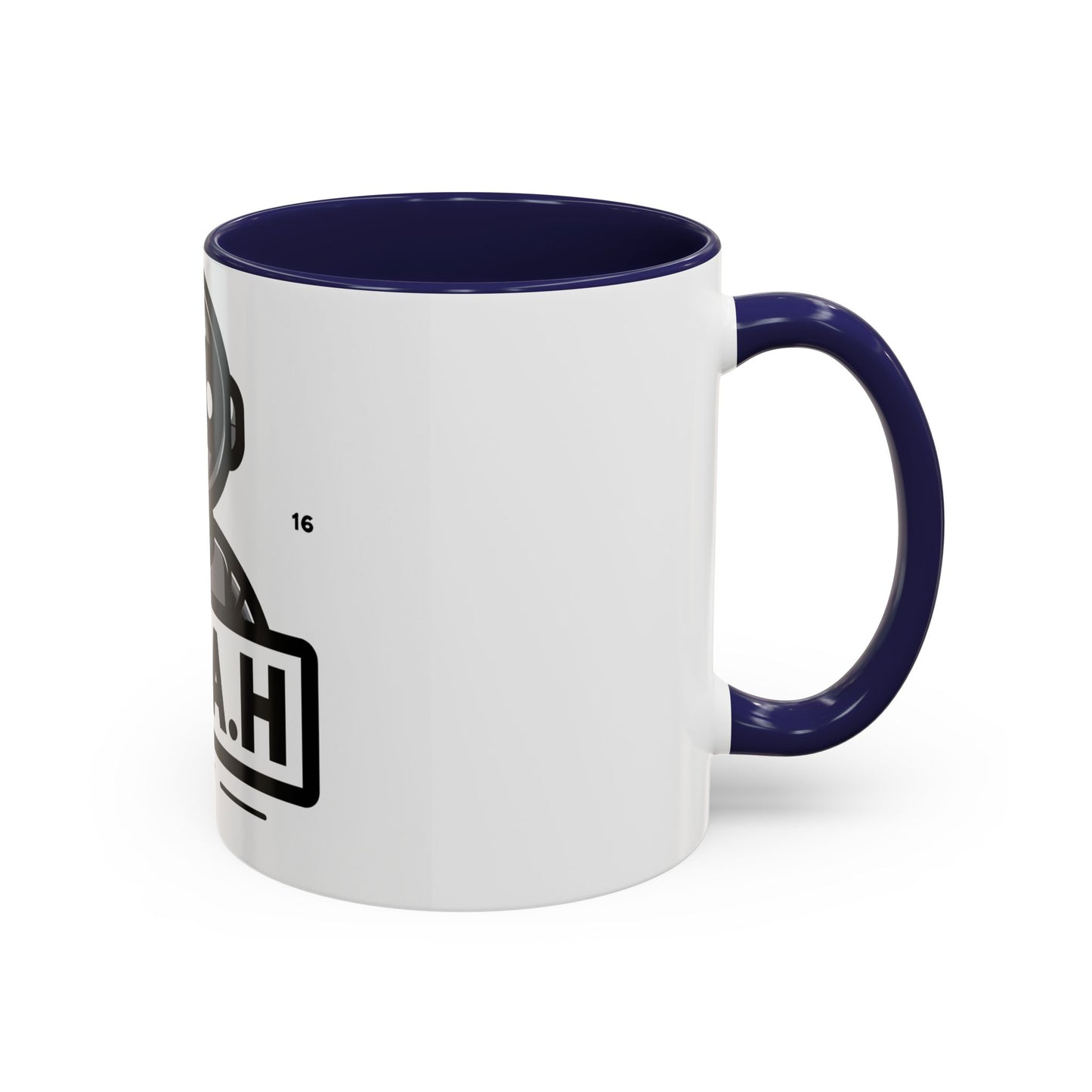 N.O.A.H™ Robot Accent Coffee Mug — Personalized Name Coffee Cup (11/15oz)