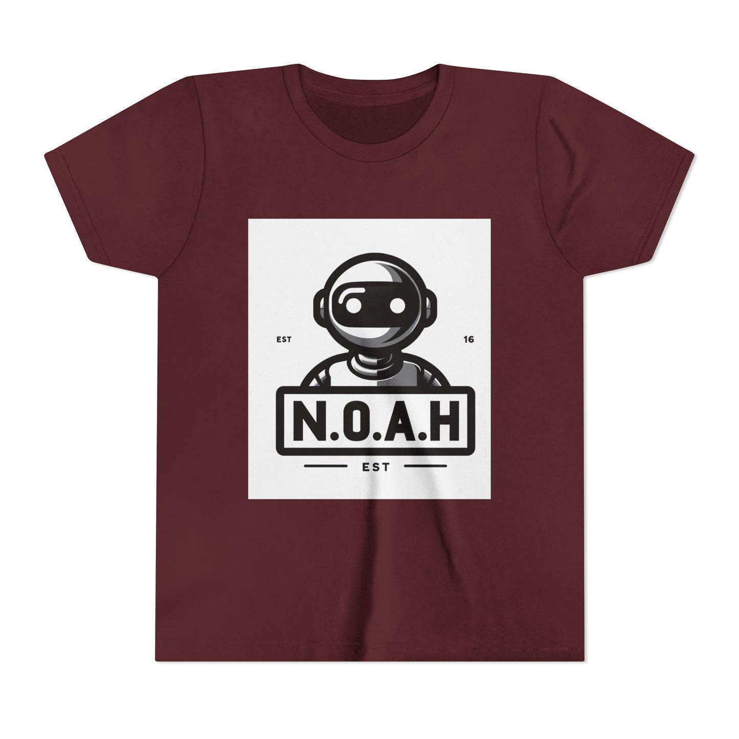 Kids Robot Head-N.O.A.H™ Graphic Youth Short Sleeve Shirt