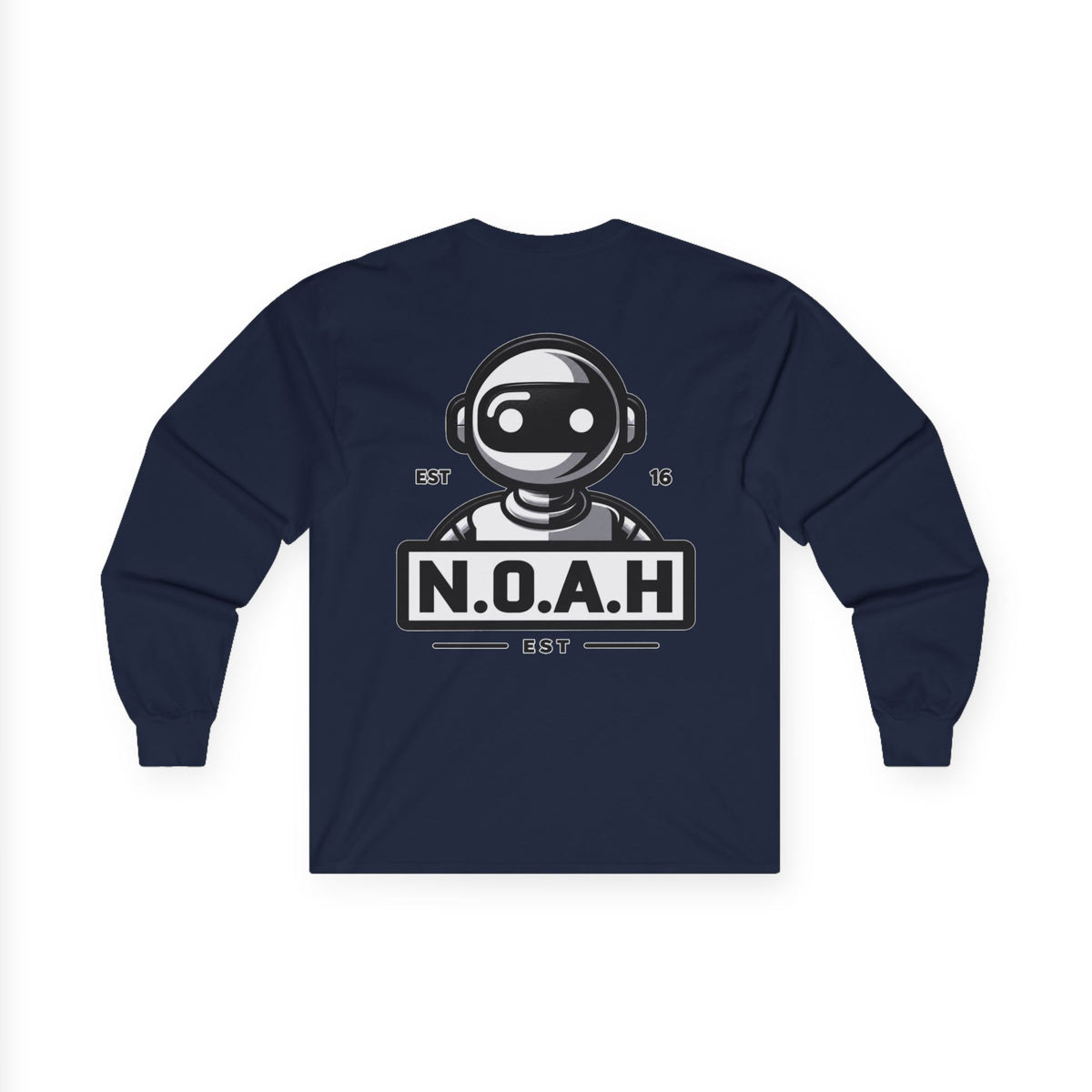 N.O.A.H™ Believer's Robot Long Sleeve Tee — #Onedayatatime Inspirational Shirt