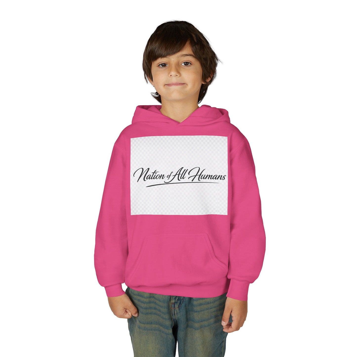 Youth Hoodie - Nation of All Humans™ (N.O.A.H™)" Graphic Astronaut Logo Hoodie
