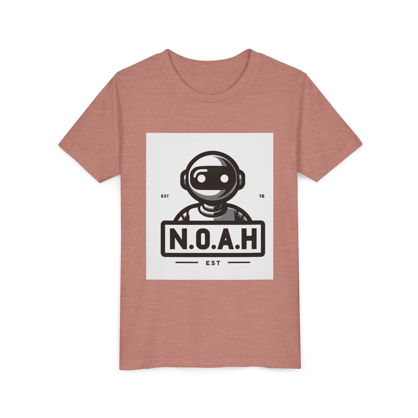 Kids Robot Head-N.O.A.H™ Graphic Youth Short Sleeve Shirt