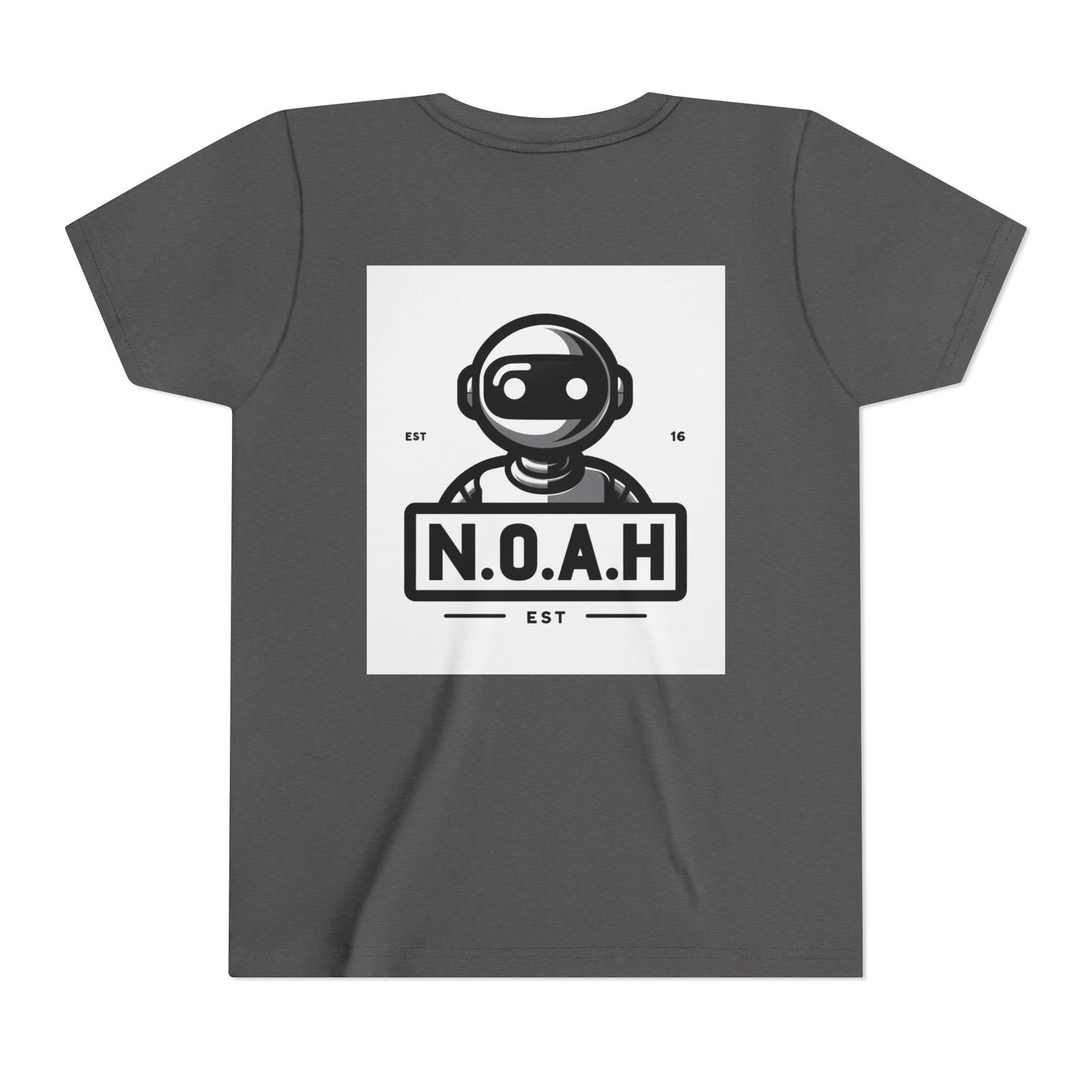 Kids Robot Head-N.O.A.H™ Graphic Youth Short Sleeve Shirt
