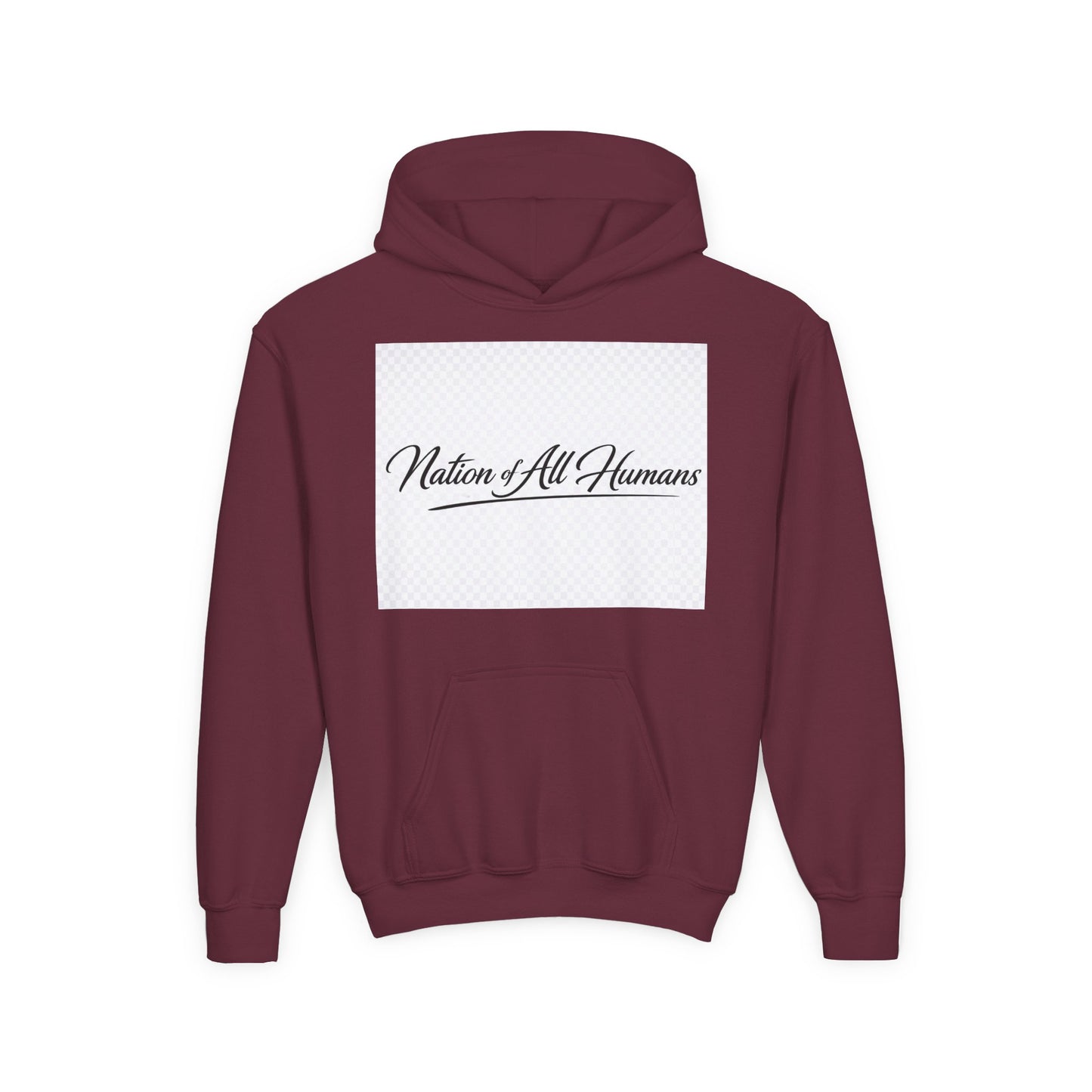 Youth Hoodie - Nation of All Humans™ (N.O.A.H™)" Graphic Astronaut Logo Hoodie